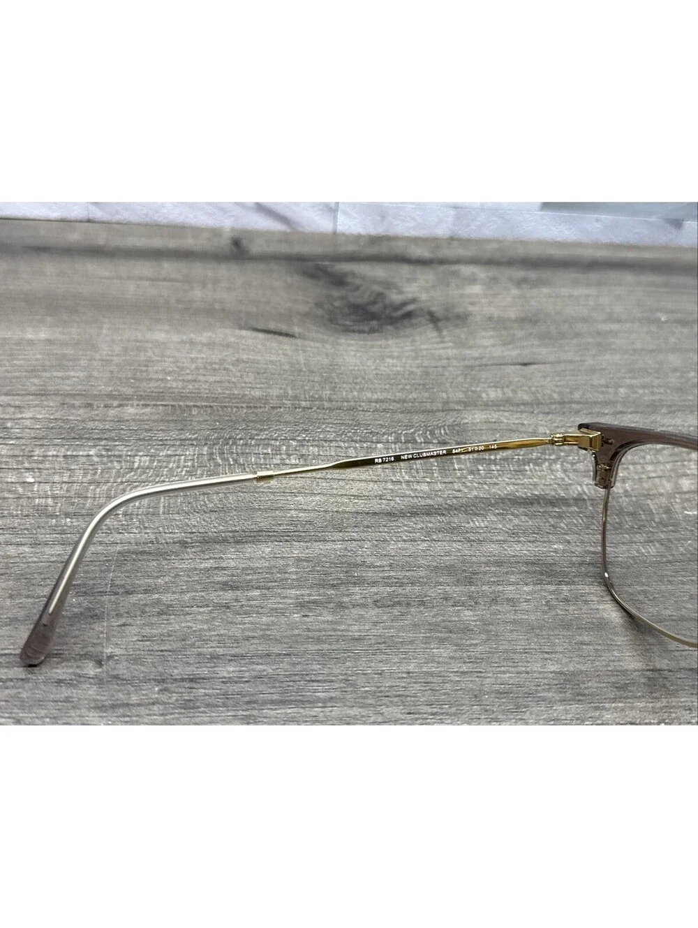 Ray Ban RB7216 New Clubmaster Eyeglasses Frames 8471 Gold 51[]20-145